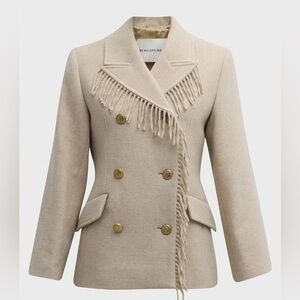 By Malene Birger Iggie fringe blazer in size small